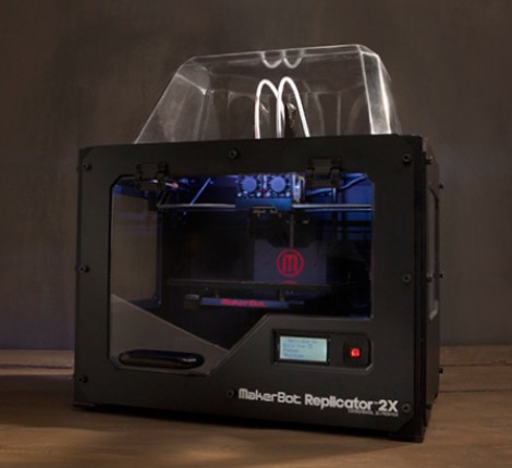 MakerBot_Replicator2X-stampante